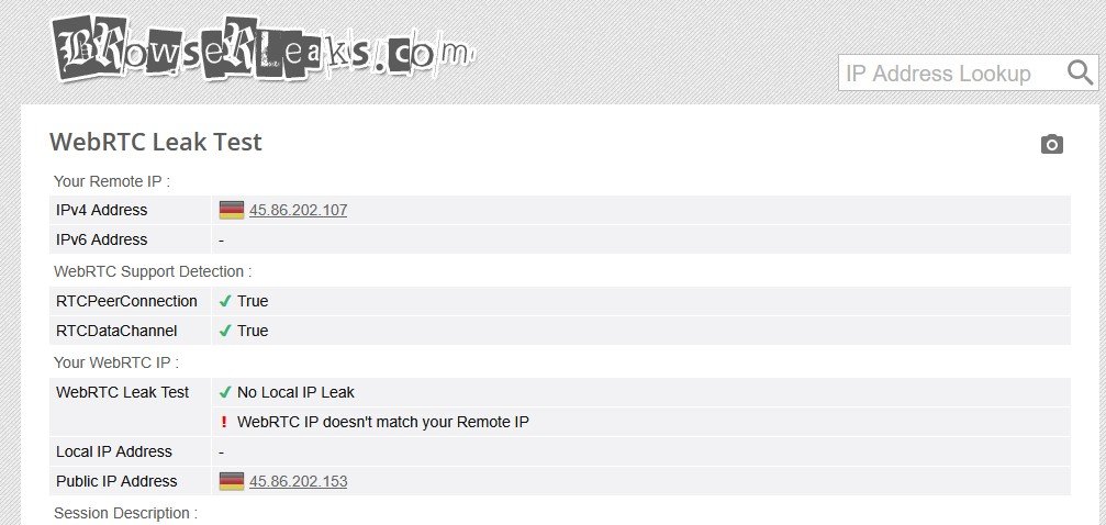 expressvpn webrtc leak testas