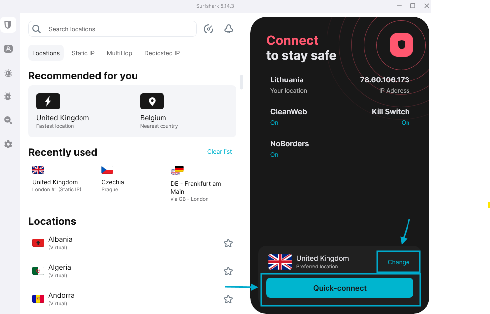 vpn įjungimo instrukcija
