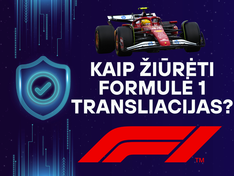 Kaip žiūrėti Formulė 1 transliacijas