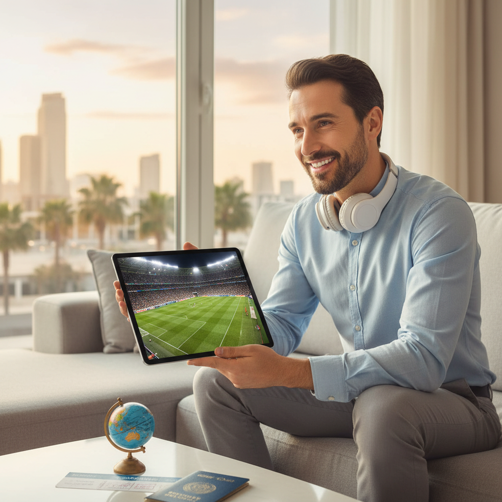 Kaip žiūrėti Pasaulio futbolo čempionatą užsienyje ar keliaujant?